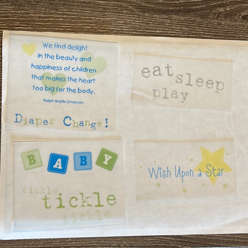 Baby scrapbooking variety stickers and vellum. - Picture 6 of 7